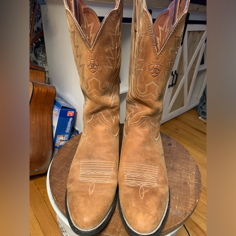 Ariat womens pointed boots brown 8
